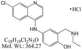 Amodiaquine N-Desethyl Hcl